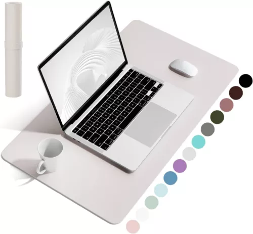 Desk Pad Office Desk Mat Pad PU Leather Waterproof Desk Mat Laptop Mat Dual-Side - Picture 15 of 39