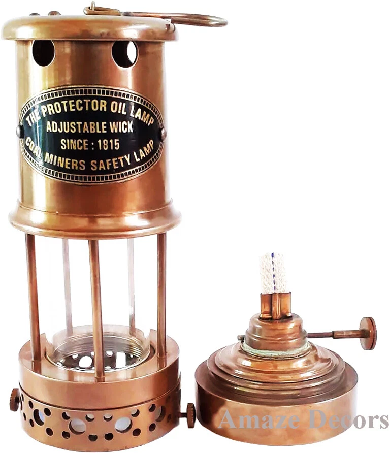 Miners oil lamp deals