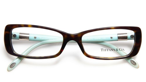 NEW TIFFANY & Co. TF 2070-B 8015 HAVANA /BLUE EYEGLASSES 53-16-135 B29mm Italy - Picture 8 of 11