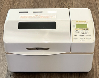 Zojirushi Home Bakery Supreme BB-CEC20 2-Paddle Automatic Bread Machine White