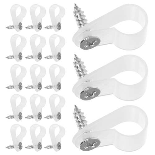 200 Pcs Wire Fixing Buckle Wall Clamps for Cords Cables Organizer - Afbeelding 10 van 12