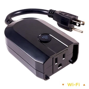 Jasco myTouchSmart 39845 WiFi Prise intelligente d'extérieur Alexa Google Assistant READ