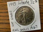 1945Silver Walking Liberty Half Dollar A67