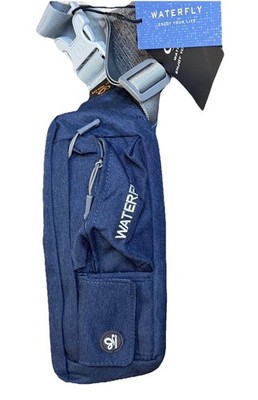 NEW Waterfly Fanny Pack Water Bottle Holder Running Hiking Crossbody Adj Waist