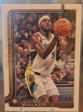Topps 2025 Jarace Walker #50 Indiana Pacers NBA Basketball Base Set