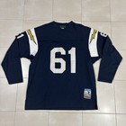 Vintage Stall & Dean Jersey Chargers Football NFL 61 Sewn Men’s 2XL Rare 90s