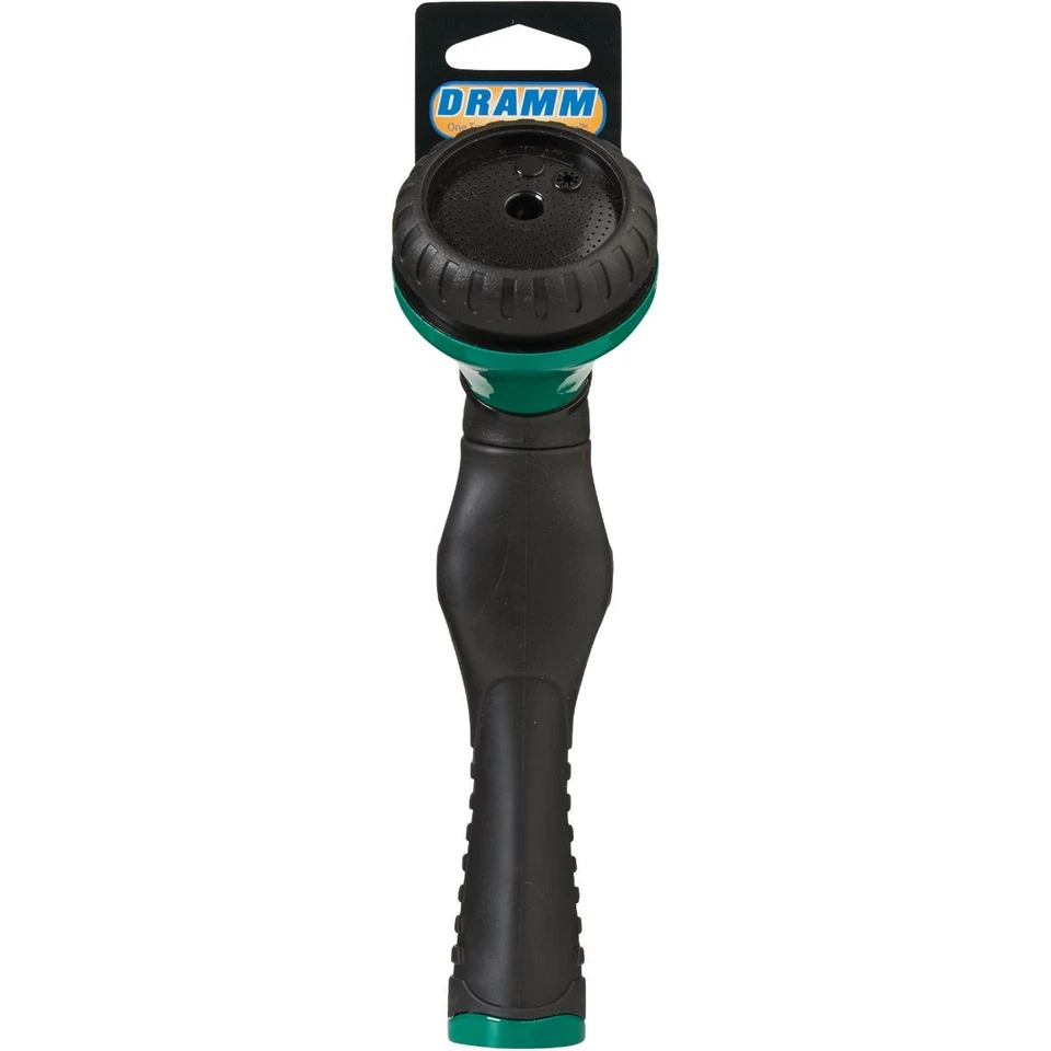 Boquilla multipatrón Dramm One Touch de alta resistencia para ducha y corriente de metal, verde Foto 2 de 2
