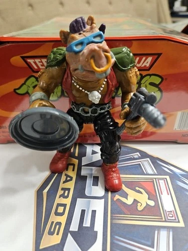 Vintage 1990 TMNT Teenage Mutant Ninja Turtles Bebop Action Figure
