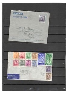 NEW ZEALAND-COVERS-LOT OF 10-COOK ISLANDS-OLDER-AV-F-VF-#385
