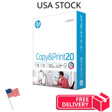 HP Printer Paper | 8.5 x 11 Paper | Copy &Print 20 lb | 1 Ream Case - 500 Sheets