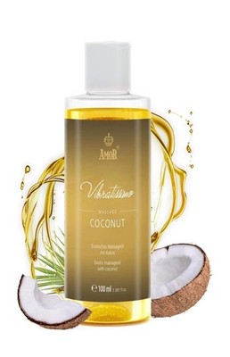 Vibratissimo ''Coconut'' - Exotisches Massageöl mit Kokosnuss, 100 ml (1er Pack) 