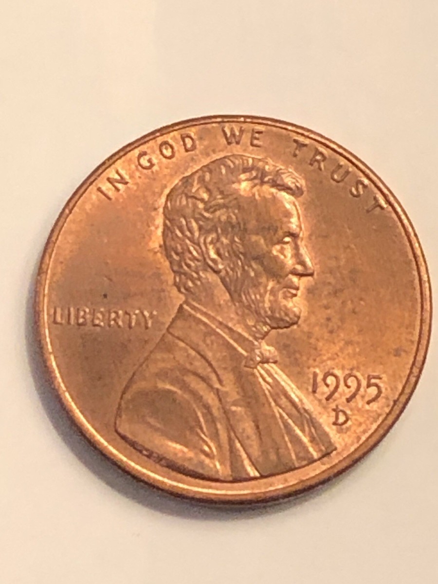 1995 D Red High Grade Penny | eBay