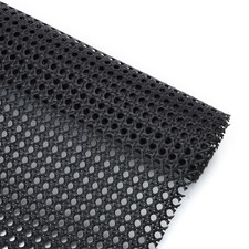 16" x 108.2" Plastic Cane Webbing for Basket Making, Black Synthetic Rattan R...