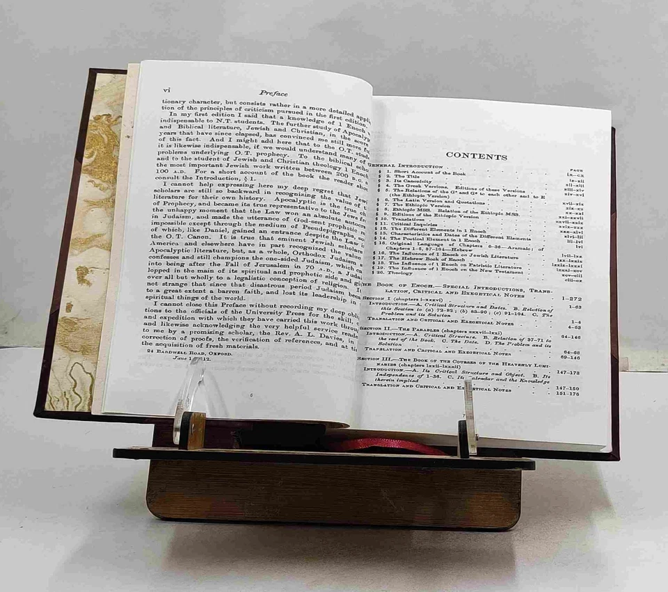 The book of Enoch, or 1 Enoch 1912 by R. H. Charles  [Leather Crafted] - Image 4 of 4
