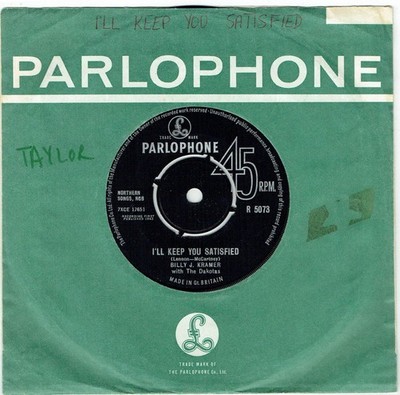 Billy J Kramer - I'll Keep You Satisfied/I Know R5073 EX Hear It!