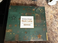Ezvalo Music Table Lamp With Wireless Charger 8-in-1 Lamp Nightlight Speaker NIB