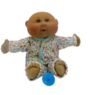 CPK  Brown 2004 Play Along Baby Doll Outfit Pacifier