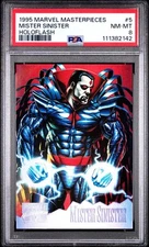 1995 Marvel Masterpieces Holoflash (#5/8) - MR. SINISTER - PSA 8