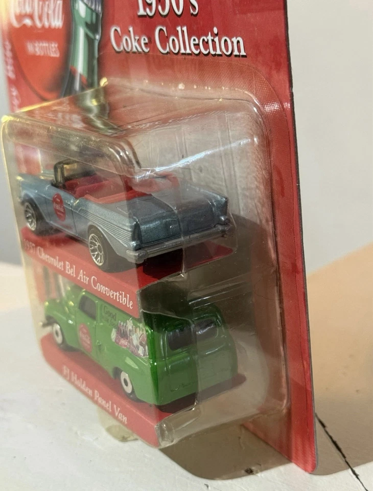 2001 Mattel. Matchbox Vtg Coca-Cola 1950's Collection. Convertible and Van. - Image 3 of 4