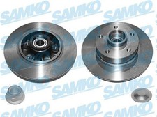 2x SAMKO Bremsscheiben Hinten für RENAULT Megane III Schrägheck (BZ0/1)