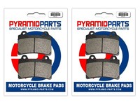 BremsbeläGe Vorne (2 Paar) FüR Yamaha FZR 400 1988-1990