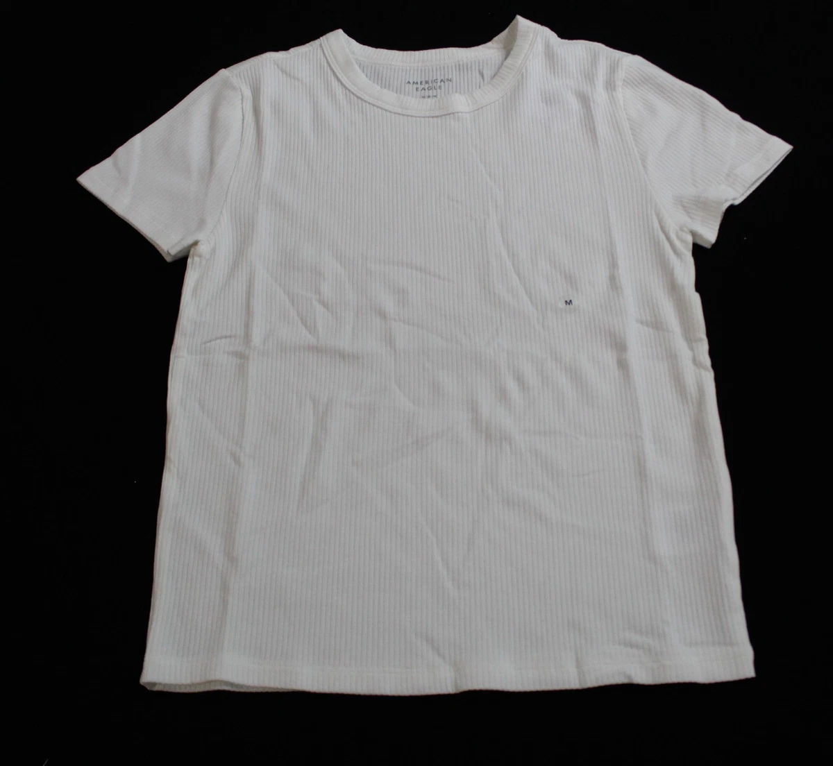 T-shirt Femme American Eagle Outfitters - Gris Coton - Taille S/P (M) - #8