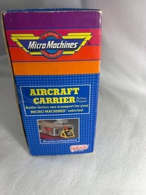 Galoob Micro Machines Aircraft Carrier Playset Base w/ Box. INCOMPLETE