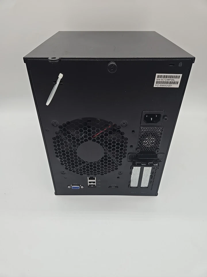 Microservidor HP 658553-001 N40L AMD Turion 1,5 GHz 2 GB (2) 500 GB HDDs 658553-421 Foto 3 de 4