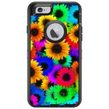 OtterBox Defender for iPhone / Samsung Galaxy - Red Green Yellow Sunflowers