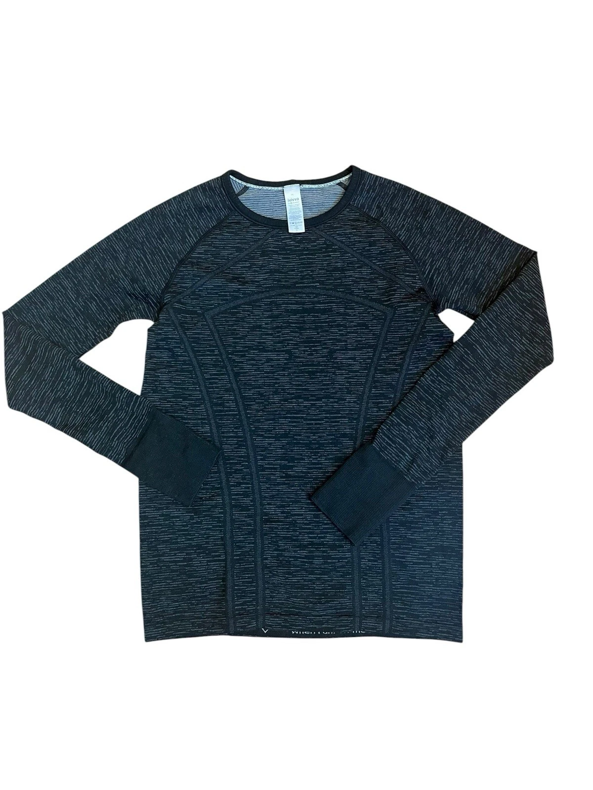 Ivivva Fly Tech Long Sleeve Top Girls 14 Fitted Base Layer Top Thumb Holes