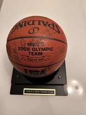 2008 Team USA Team Signed Basketball 18 Signatures Olympics JSA. 222/300