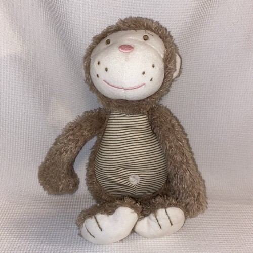 Magic Cabin Monkey Plush Belly Button Stuffed Animal Brown 2014 - Picture 1 of 8
