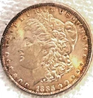 1885 O Morgan lots of luster nice coin bright free shipping Sigma tested genuine