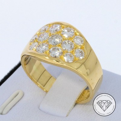 Wert 7.800,- Edler 1,80 Carat Brillant Ring 750 / 18 Karat Gold xxyy