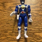 Vintage Mighty Morphin Power Rangers Billy Blue Karate Chop Ranger 8" 1994