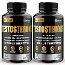 2 bottles(60 capsules per bottle) Men's nutritional supplement to enhance libido