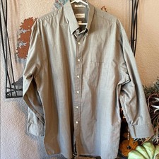 Van Heusen Men's Gray Button Down Shirt
