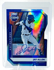 Jay Allen 2021 Panini Elite Extra Edition Aspirations Auto #30 Reds