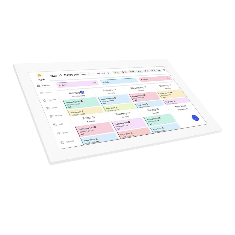 15.6 Inch Smart Touchscreen Digital Calendar For Family Planning