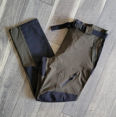 Mountain Warehouse Forest Pants 36 Green Water Resistant Trekking Hiking Belted