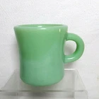 Vintage Fire King Ware Jadeite C Handle Heavy Coffee Mug Diner Restaurant Style