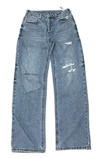 NWT- Ser.o.ya NYC Distressed Brenna Boyfriend Low Rise Relaxed Jeans W 25 L 34