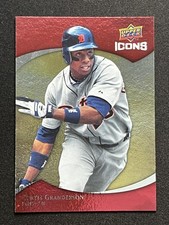 2009 Upper Deck Icons #27 Curtis Granderson Retail Red