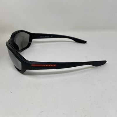 PRADA SPORTS 切り替えL/Sカットソー　イタリア・ジルマー社製 PRADA SPS 04U 67-17 1BO-2B0 MATTE BLACK W/ SILVER MIRROR LENS (891