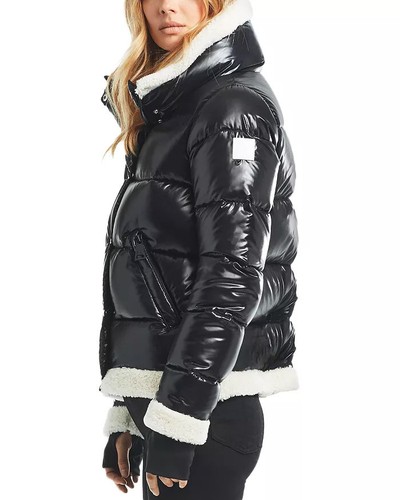 SAM. Womens Gigi Shearling-Trim Down 