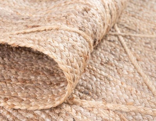 Brown Jute Runner With Cross Weaving,Braided Area Runner/rug/Modern Jute Runner - Picture 8 of 12