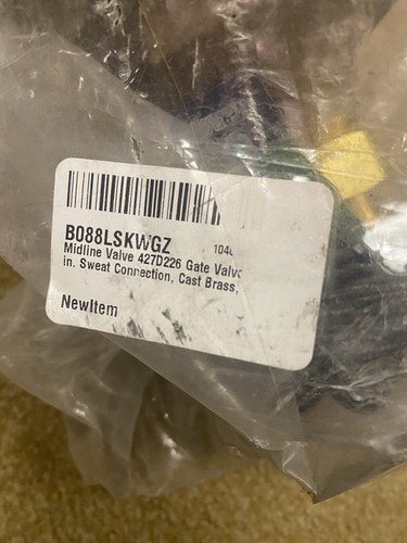 4" Brass Gate Valve Solder Connection NEW EverFlow NSF61 ANSI 200 WOG - Picture 8 of 8