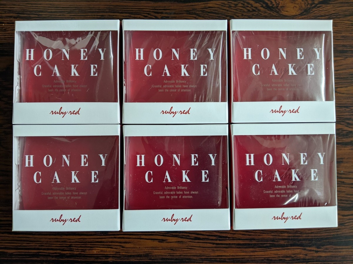 6 Set ] Shiseido Honey Cake Cleanser Face Soap Fragrance Ruby Red 