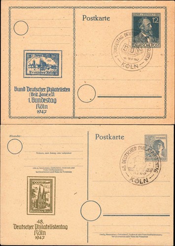 Tutti. Bes. 1947 - 2 Ga With Print, Special Stamp (a068)