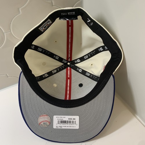 New York Mets New Era 59FIFTY MLB Big League Chew White Fitted Cap Size 7 1/2 - Picture 8 of 11